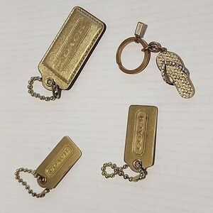 Coach Keychain Hangtag Bundle